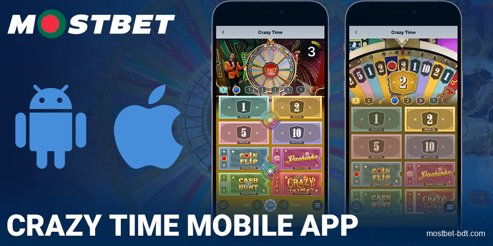 Play Mostbet BD Crazy Time in the app