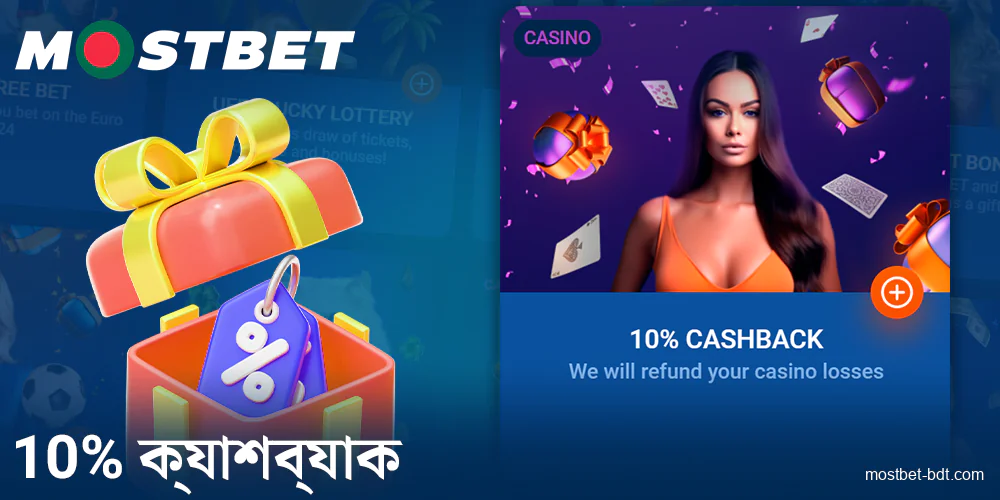 বাংলাদেশীদের জন্য Mostbet ক্যাশব্যাক বোনাস