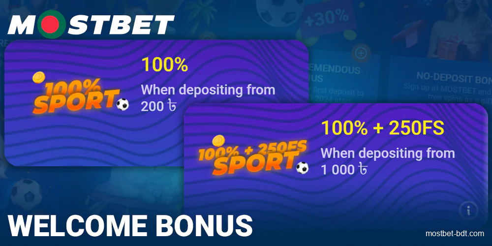 Welcome Bonus at Mostbet Bangladesh