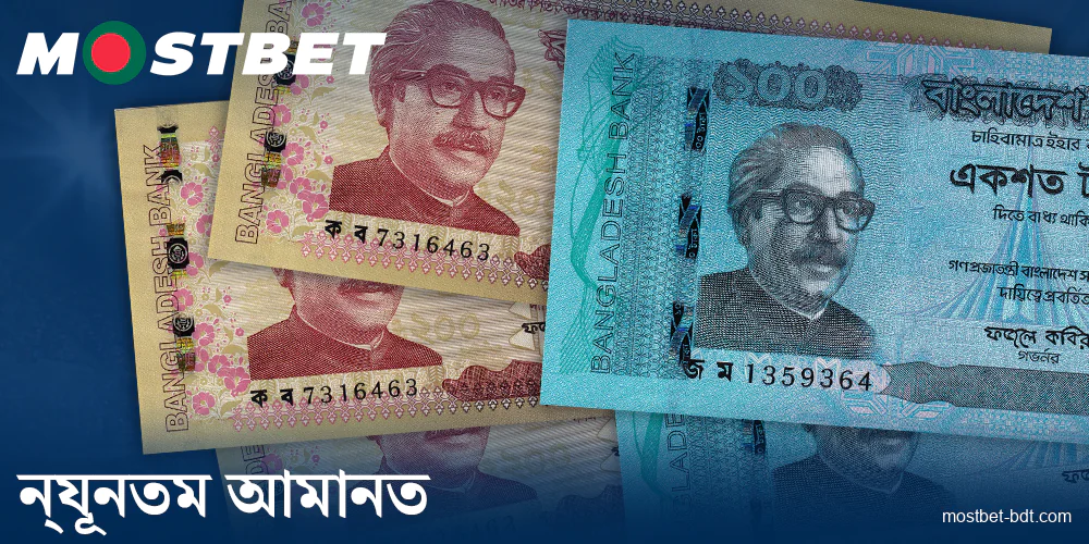 Mostbet বাংলাদেশী খেলোয়াড়দের জন্য ন্যূনতম জমার পরিমাণ