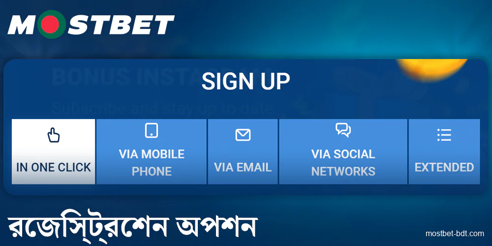 Mostbet বাংলাদেশে নিবন্ধন পদ্ধতি